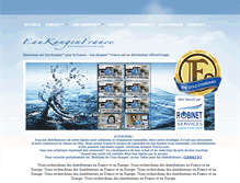 Tablet Screenshot of eau-kangen-france.com